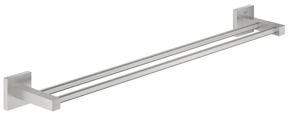 GROHE 41104DC0 - Suport dublu pentru prosoape QUICKFIX START CUBE, 654 mm, inox