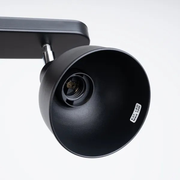 Spot Sollux SL.1317 ELBA 2xE27/15W/230V negru