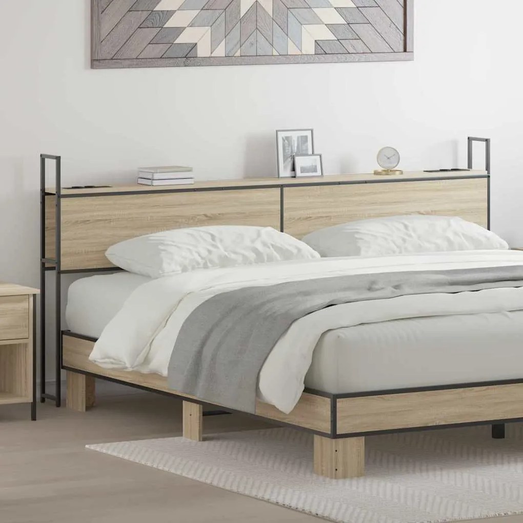 vidaXL Tăblie de depozitare Stejar sonoma 180 cm Lemn compozit