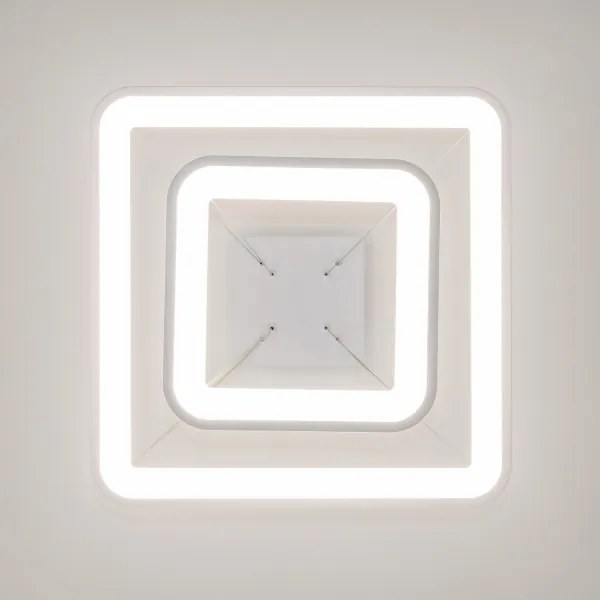 Brilagi - Lustră LED reglabilă pe cablu FALCON SLIM, 78 W, 230 V, 50x50 cm, albă + telecomandă