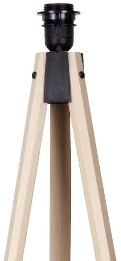 Lampadar VELVET 1xE27/60W/230V bej/negru Brilagi