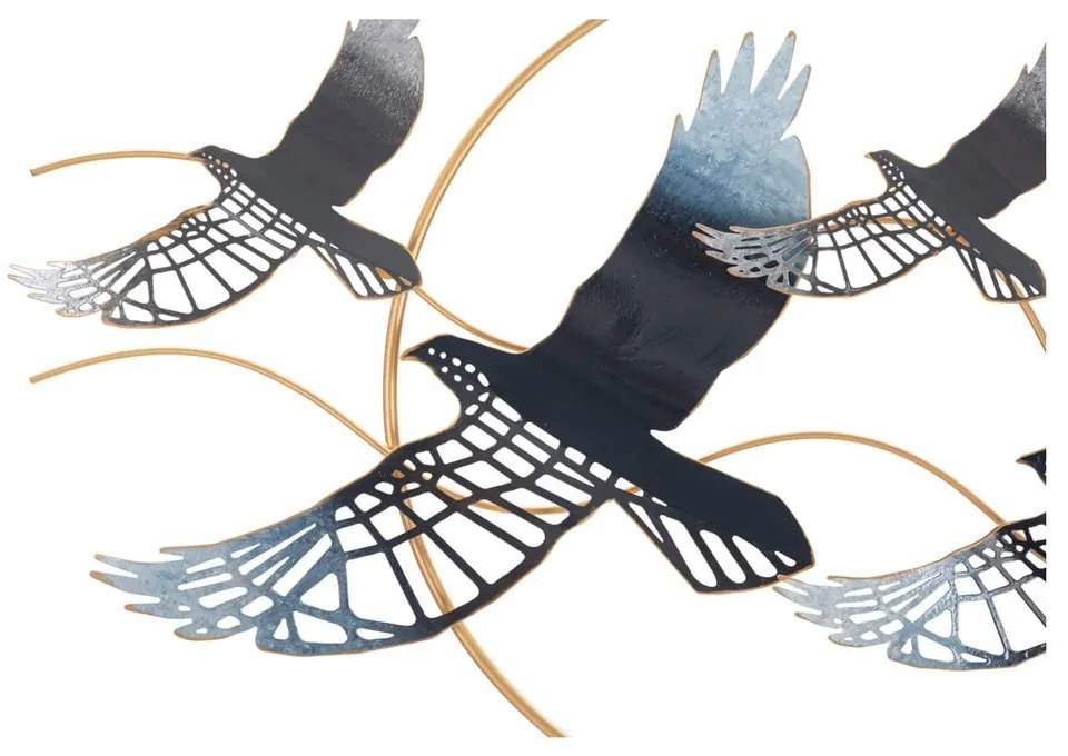 Decorațiune de perete din metal 91x50 cm Birds – Mauro Ferretti