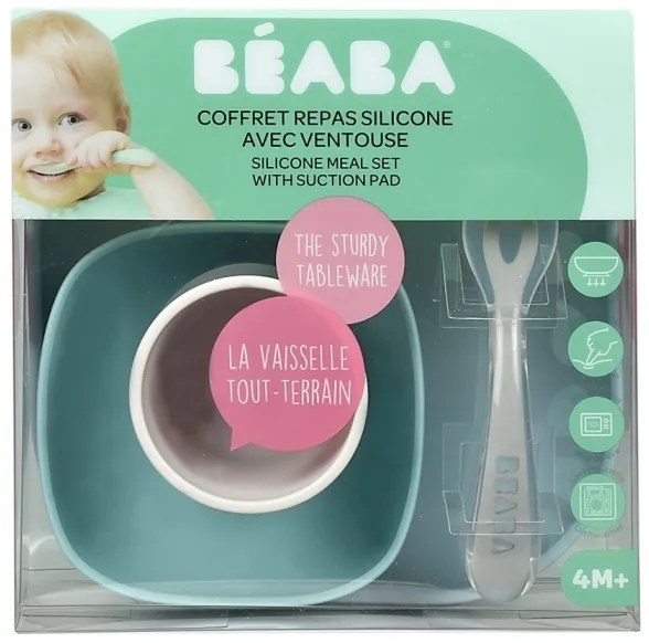 Beaba - Set de masă pentru copii Jungle, 4 piese