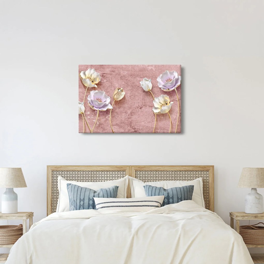 Tablou cu flori (90x60 cm)