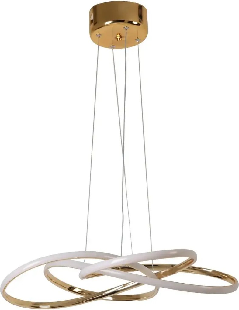 Lustra gold cu led,3 color lumina homs ro,lx,40024