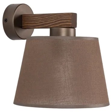 Brilagi - Aplica de perete LATTE 1xE27/15W/230V pin/maro