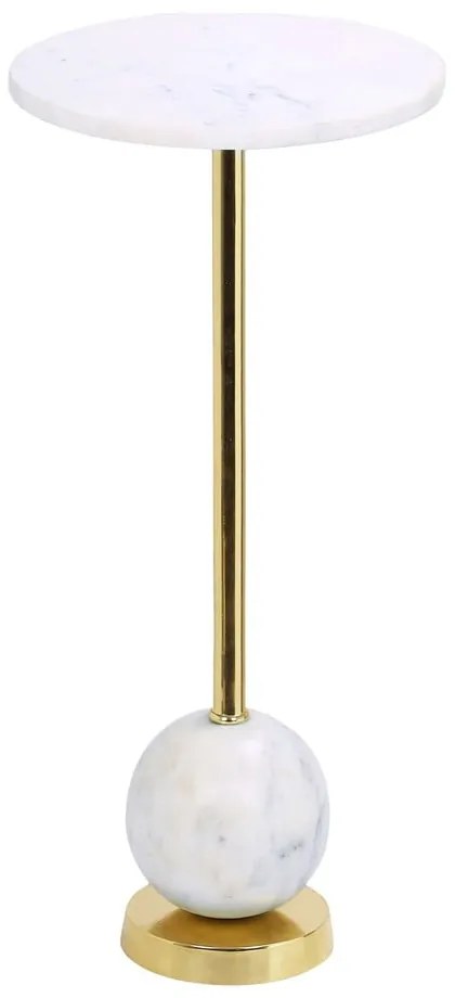 Măsuță auxiliară rotundă din metal ø 25 cm Salo – House Nordic