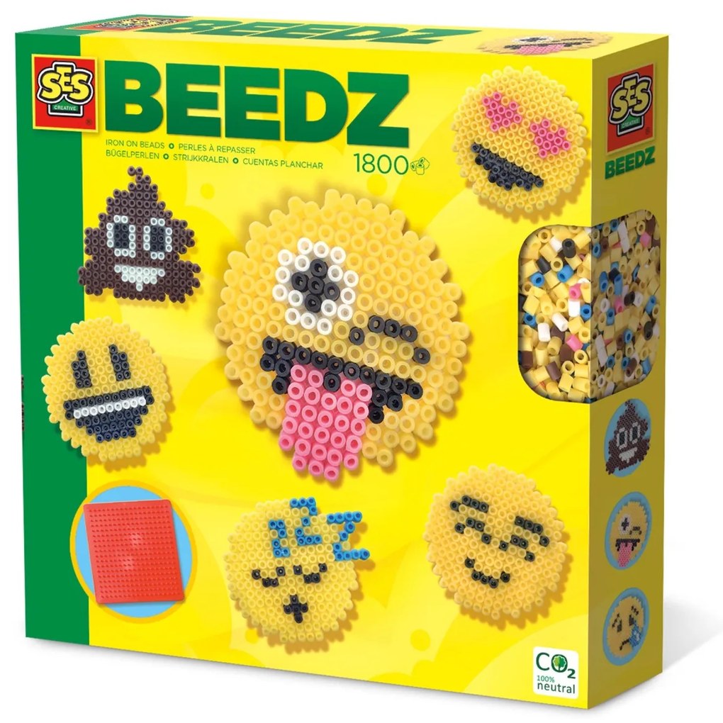Set creativ Beedz - Margele de calcat Emoticoane