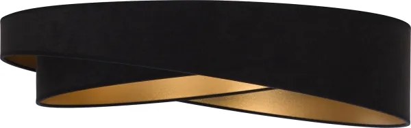 BRILAGI- Plafonieră LED VELVET TWIST LED/24W/230V 4000K Ø 55 cm negru/auriu