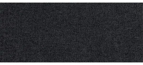 Canapea extensibilă în U YORK, tapițată, universală, gri/negru