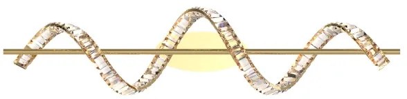 Lustră LED pe tijă Zuma Line MX3170-1-3GT ATHESA LED/24,5W/230V 2700-6000K + telecomandă