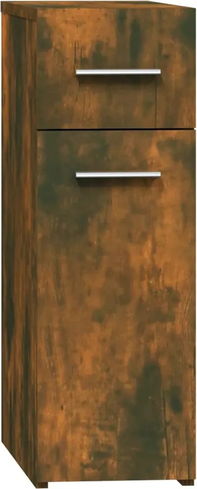 vidaXL Dulap de farmacie stejar fumuriu 20x45,5x60 cm lemn prelucrat