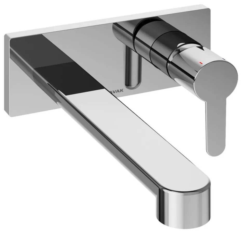 Ravak X070146 - Baterie pentru lavoar incastrată PURI, crom lucios