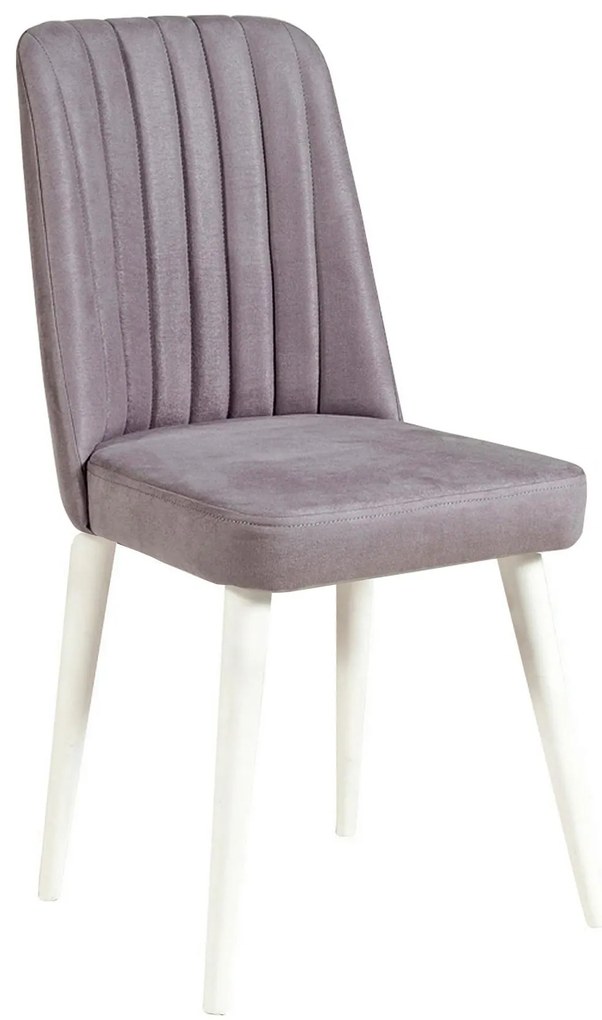 Set mobilier sufragerie Dobuse 3 (alb + gri) (pentru 4 persoane). 1093807
