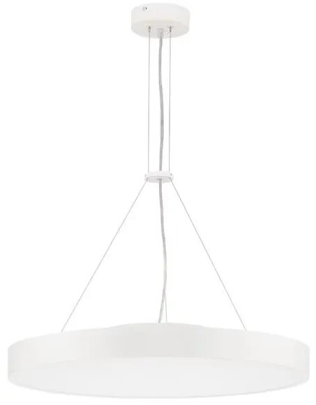 Lustra LED suspendata design circular PERFECT 60cm alba 3000K Dimmable