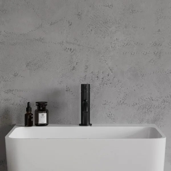 Baterie de lavoar OMNIRES Y1210NBL Y 16,2 cm negru semimat