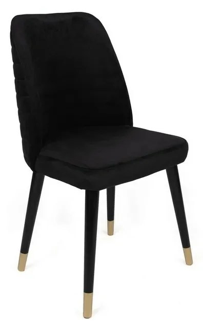 Set de scaune de sufragerie Hugo Black and Black,2 buc.
