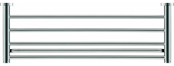 Duravit 99251000 - Cuier de perete pentru prosoape D-CODE 65 cm, crom lucios