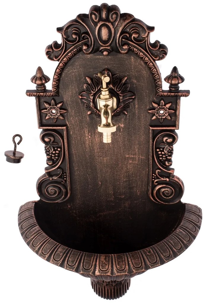 Chiuvetă din aluminiu Spiritual, 38 x 61 x 19 cm