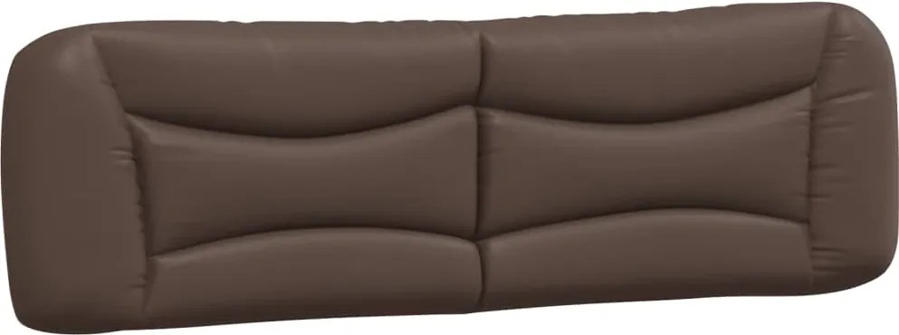 vidaXL Pernă pentru tăblie pat, Hvar, maro, 180 cm, piele artificială
