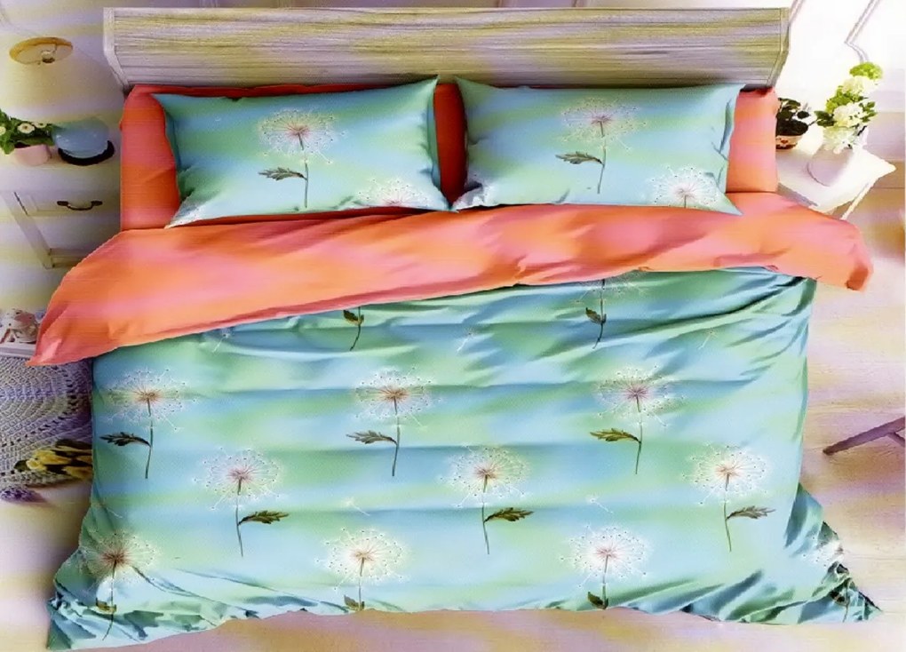 Lenjerie de pat Ocean din bumbac mercerizat, multicolor