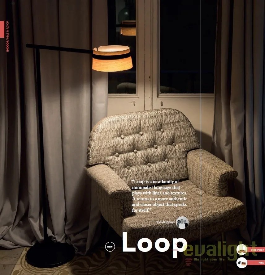 Lampadar LED / Lampa de podea dimabila design deosebit LOOP 29569