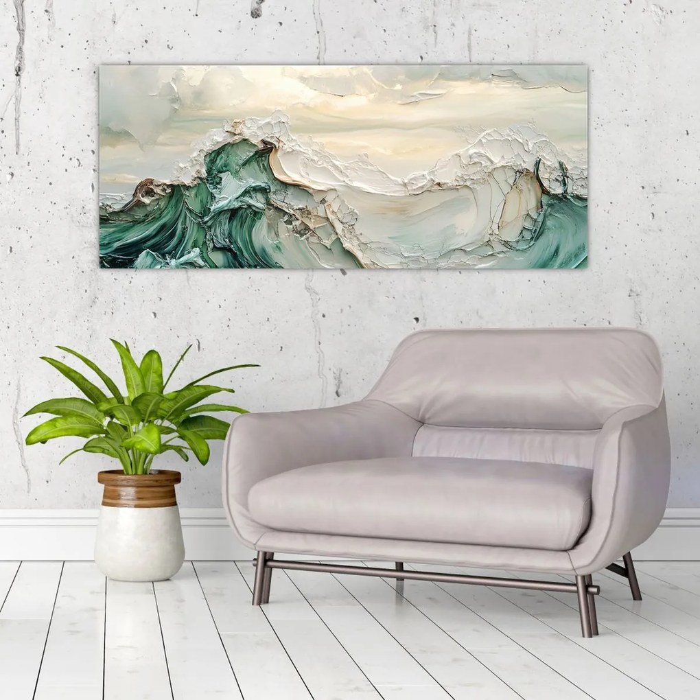 Tablou - Abstracție Marină 3D (120x50 cm)