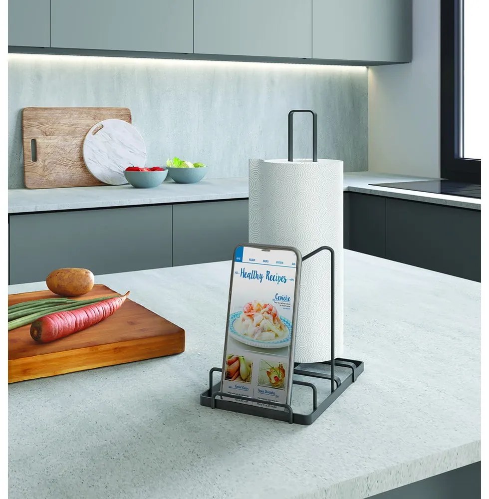 Suport de prosoape de bucătărie din oțel inoxidabil Tokyo Lava – Metaltex