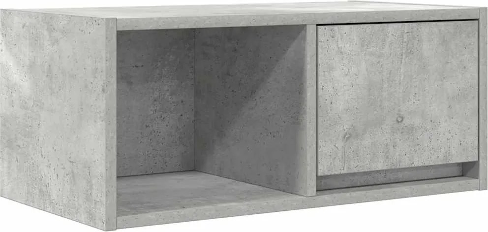 vidaXL Dulap TV Beton Gri 60x31x25,5 cm Lemn prelucrat