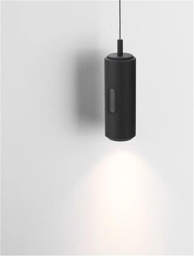 Pendul LED design minimalist ETHERAS negru
