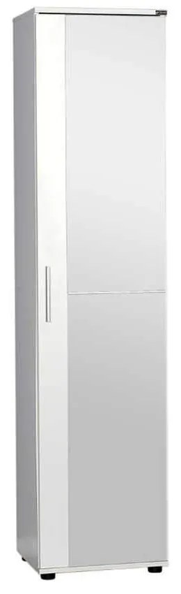 Pantofar Adore Porto, usa reversibila cu oglinda, 10 rafturi, capacitate 20 perechi incaltaminte, 45 x 187 x 36 cm