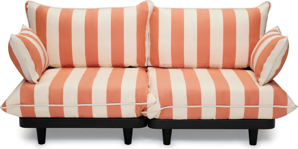 Canapea de grădină Paletti Lounge Sofa, culori multiple - Fatboy Culoare: portocaliu-crem cu dungi