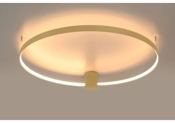 Plafonieră LED RIO LED/50W/230V CRI90 3000K d. 78 cm auriu Thoro TH.224