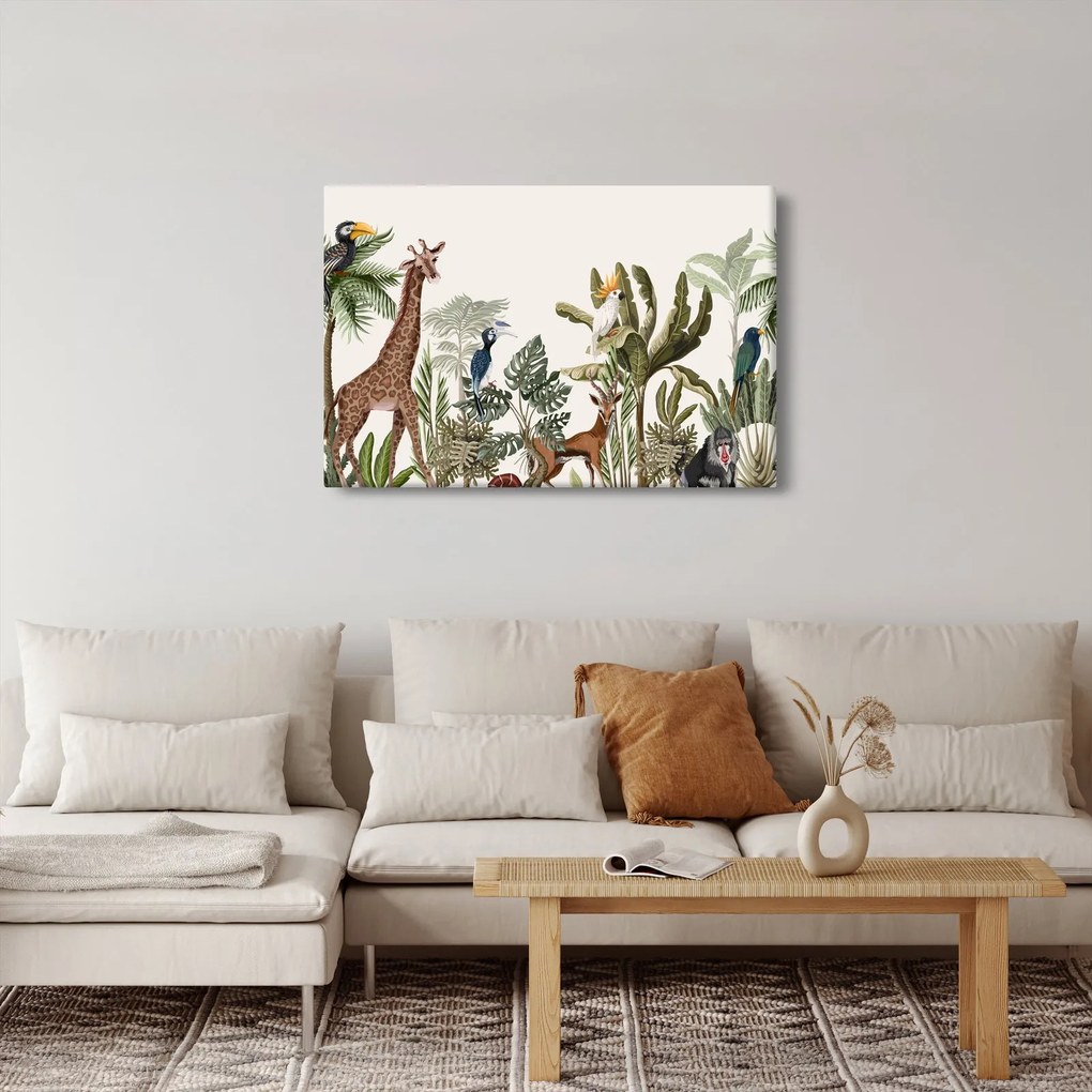 Tablou - Locuitorii africii (90x60 cm)