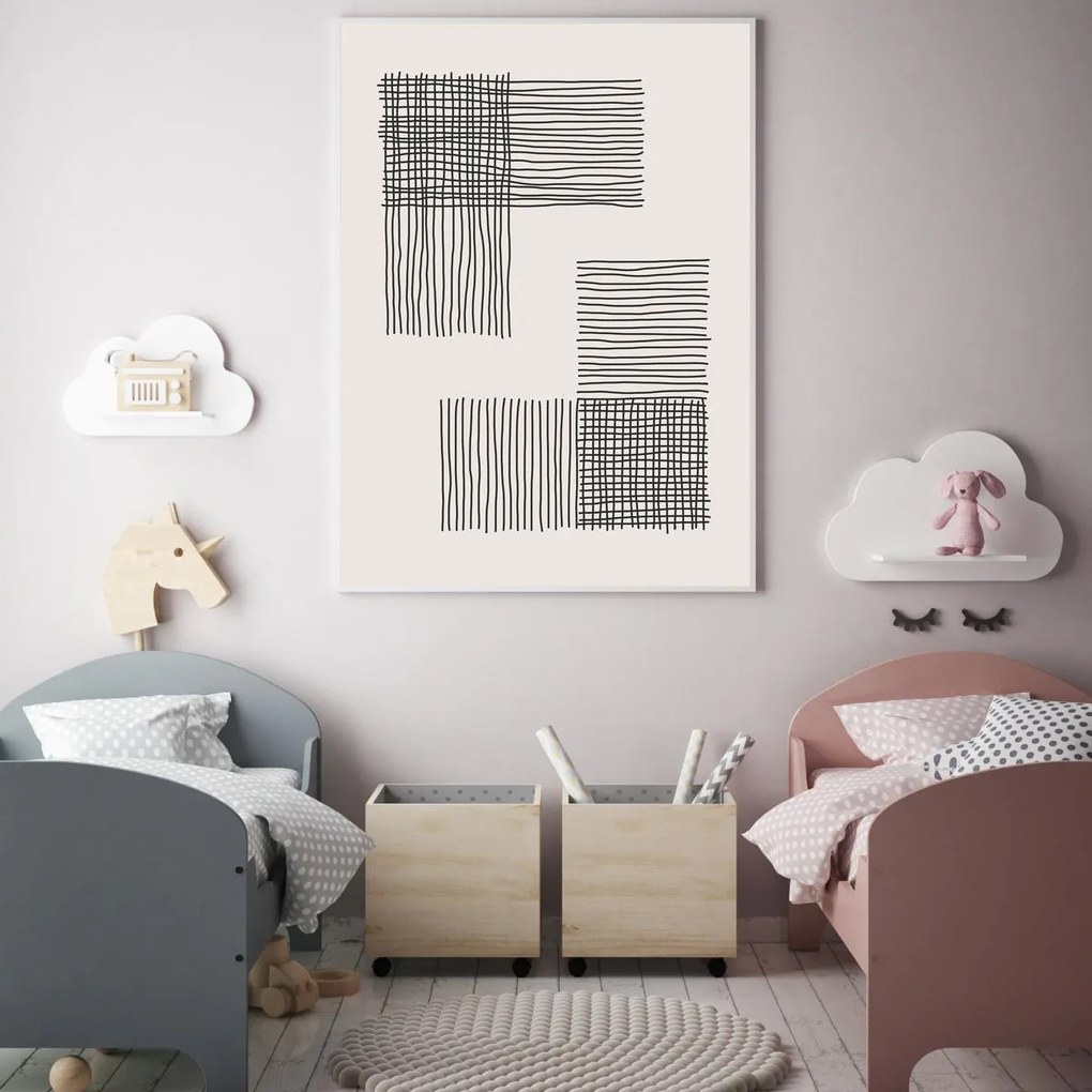 Poster - Abstracție pictată (A4)