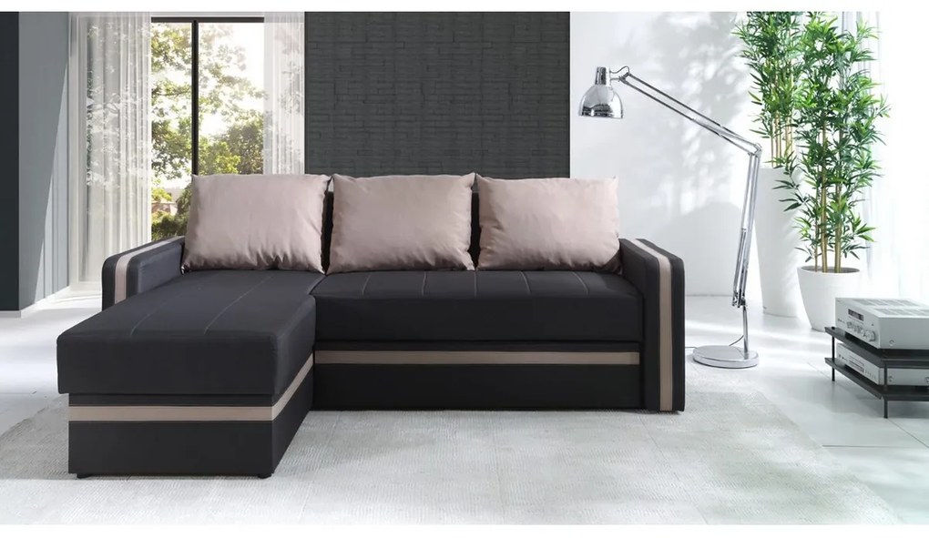 Supermobel Colțar extensibil EUFORIA DUO, 80x236x160, LAHTI 15/LAHTI 11, stânga