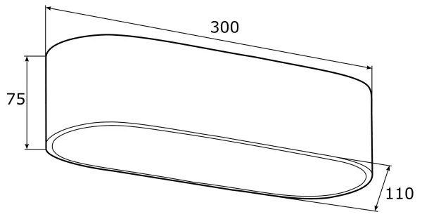 Aplică TONI 2xE27/15W/230V neagră Argon 0903