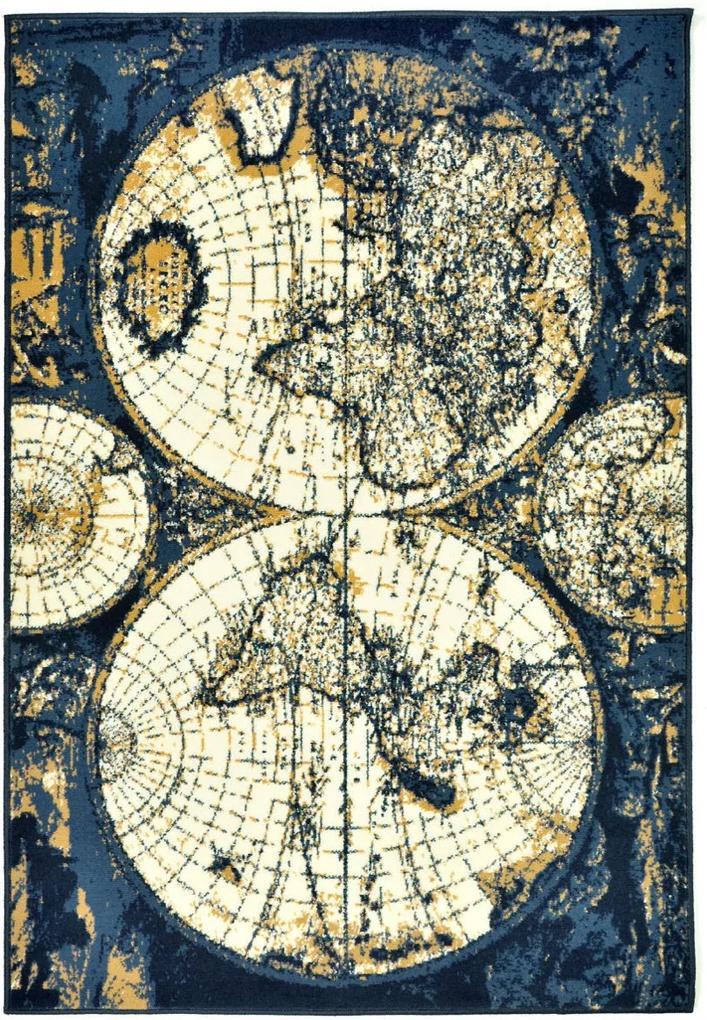 Covor Copii & Tineret Atlas, Albastru, 120x170