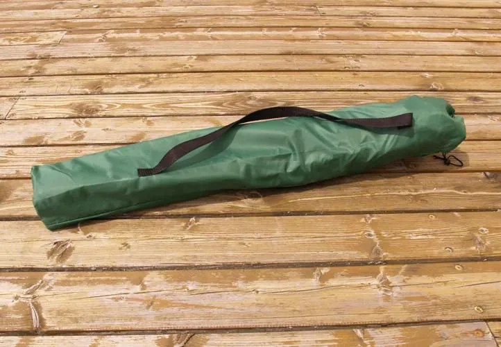 Set de camping - 2x scaune pliabile cu suport - verde