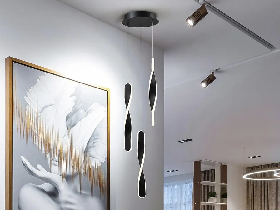 Lustra LED suspendata design modern Twist