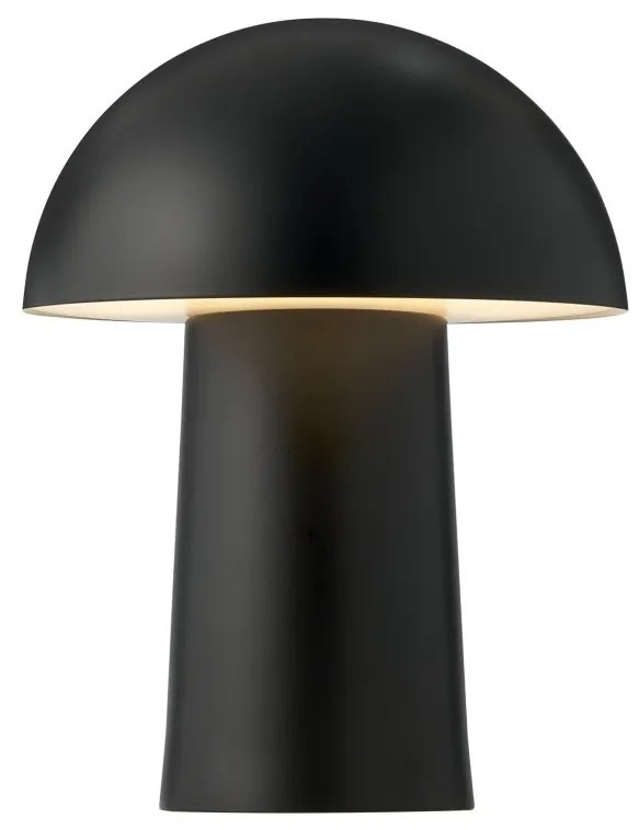 Veioza LED portabila cu baterie design nordic Faye negru