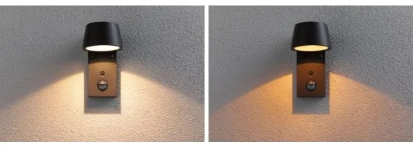 Aplică de exterior cu senzor Paulmann 94714 LED/6W IP44 CAPERA 230V