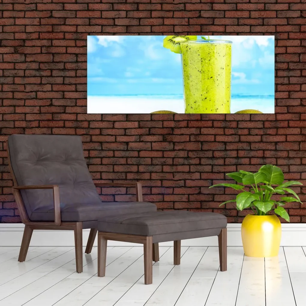 Tablou - smoothie kiwi (120x50 cm)