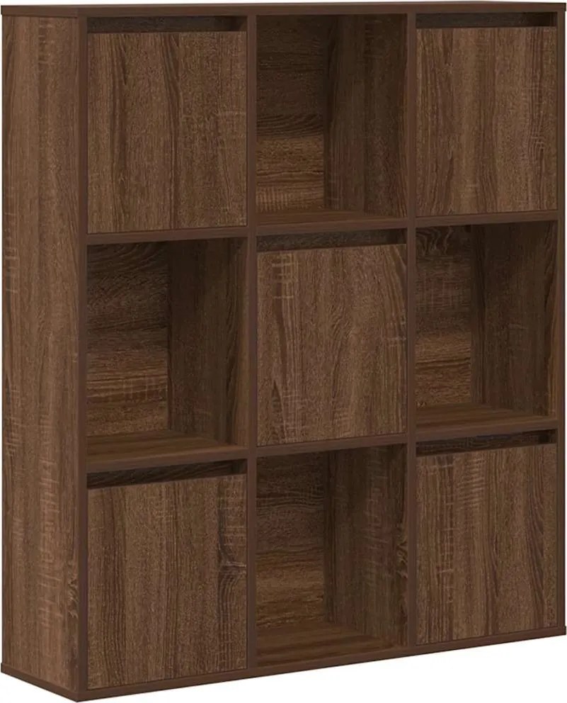 vidaXL Bibliotecă, stejar maro, 89x24x101,5 cm, lemn prelucrat