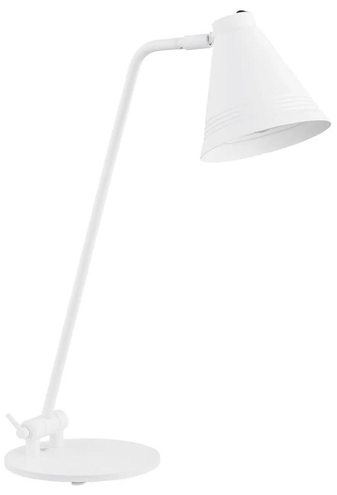 Veioza, lampa de masa design modern AVALONE alb