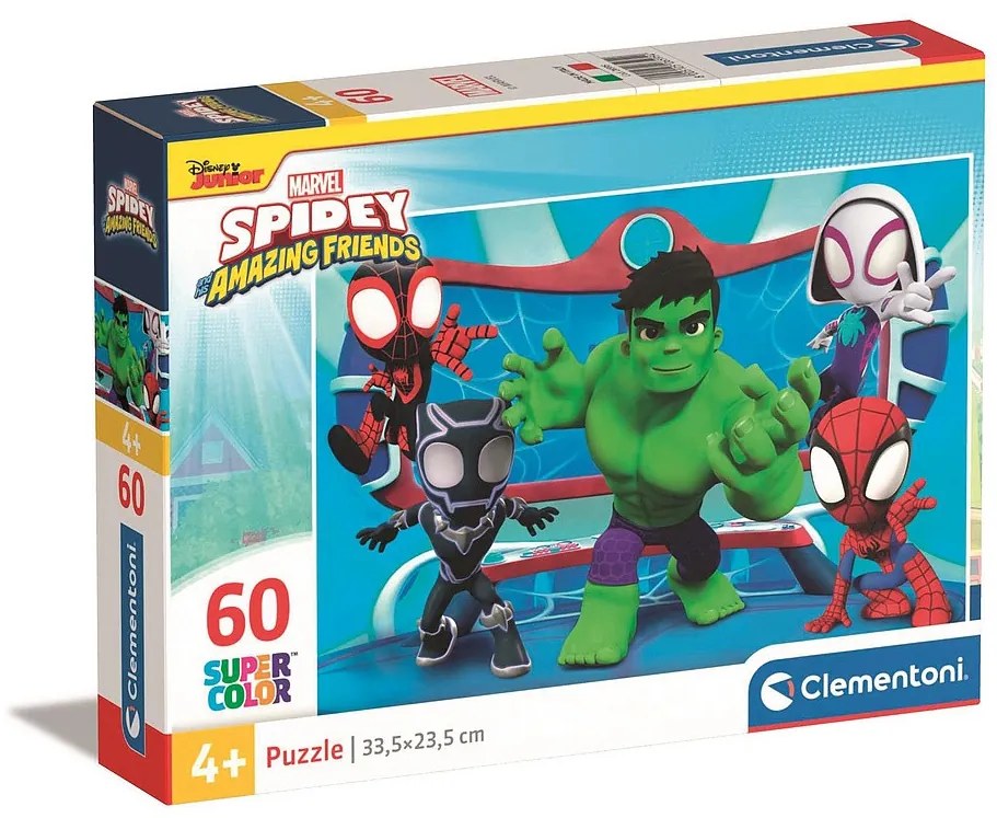 Omul Păianjen Spidey Puzzle Clementoni 60 de piese