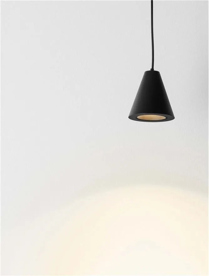 Pendul LED design minimalist IRMOS negru