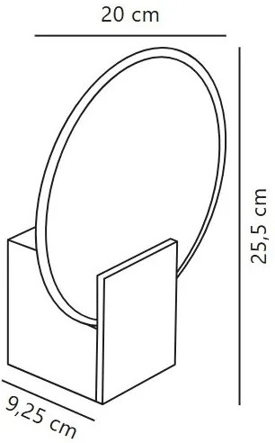 Aplică LED dimabilă pentru baie Nordlux HESTER LED/9,5W/230V IP44