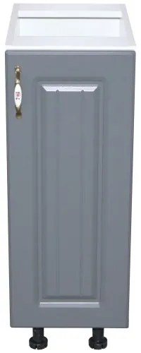 Corp inferior 30 cu 1 usa Zebra MDF gri dungi