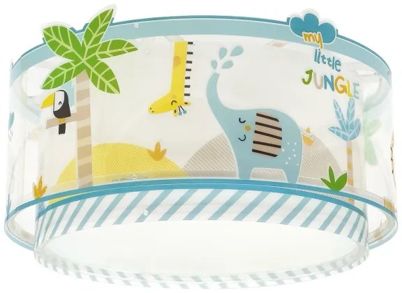 Plafonieră pentru copii JUNGLE 2xE27/15W/230V Dalber 76116